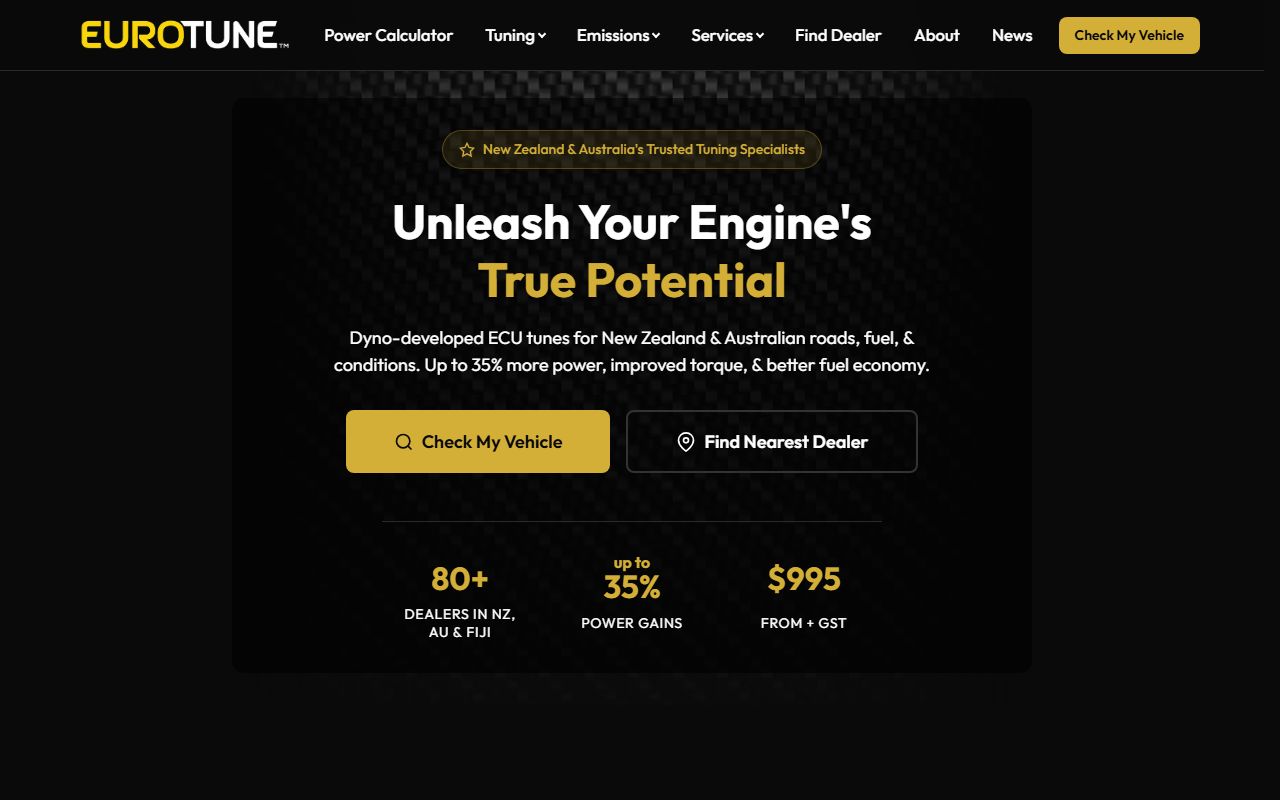 Eurotune homepage